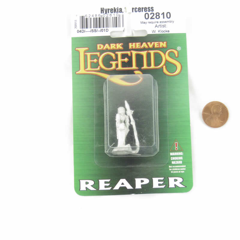 RPR02810 Hyrekia Sorceress Miniature Figurine 25mm Heroic Scale Dark Heaven Legends (ONLINE ORDER ONLY)