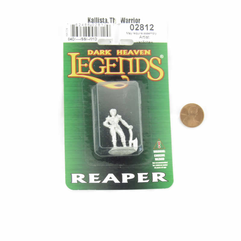 RPR02812 Kallista Female Mercenary Miniature Figurine 25mm Heroic Scale Dark Heaven Legends (ONLINE ORDER ONLY)