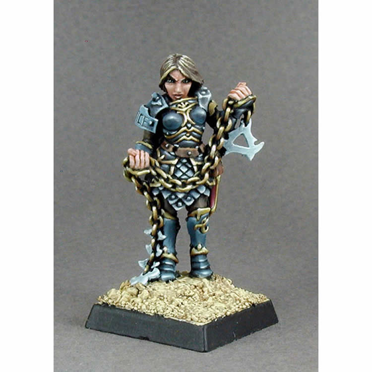 RPR02823 Rasia with Spiked Chain Miniature Figurine 25mm Heroic Scale Dark Heaven Legends (ONLINE ORDER ONLY)