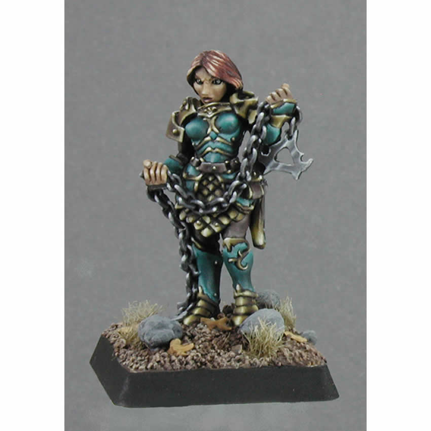 RPR02823 Rasia with Spiked Chain Miniature Figurine 25mm Heroic Scale Dark Heaven Legends (ONLINE ORDER ONLY)