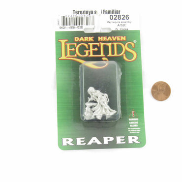 RPR02826 Terezinya and Familiar Miniature Figurine 25mm Heroic Scale Dark Heaven Legends (ONLINE ORDER ONLY)
