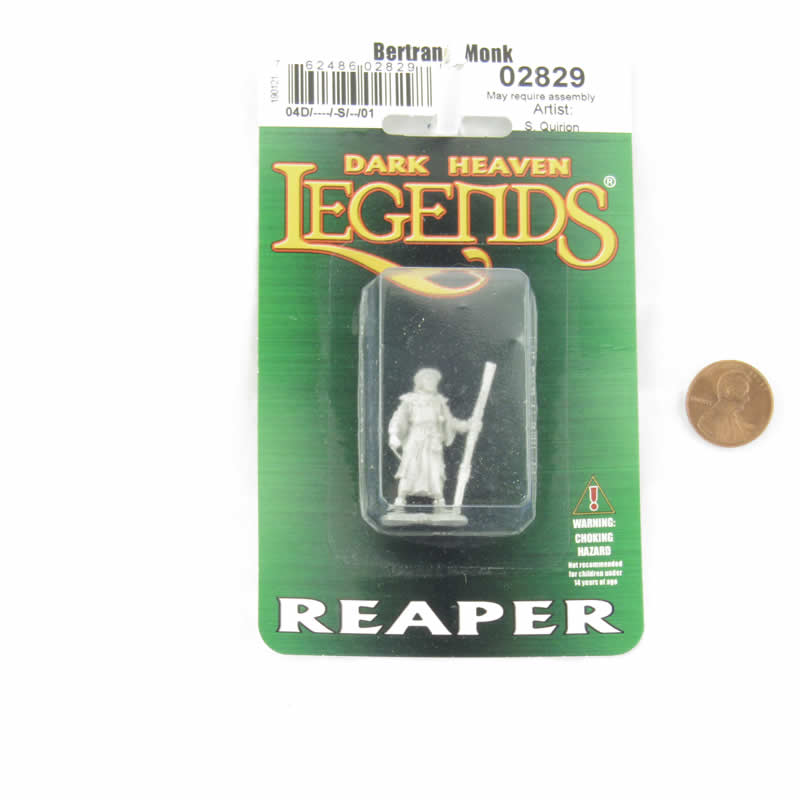 RPR02829 Bertrand Monk Half-Elf Monk Miniature Figurine 25mm Heroic Scale Dark Heaven Legends (ONLINE ORDER ONLY)