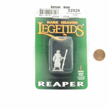 RPR02829 Bertrand Monk Half-Elf Monk Miniature Figurine 25mm Heroic Scale Dark Heaven Legends (ONLINE ORDER ONLY)