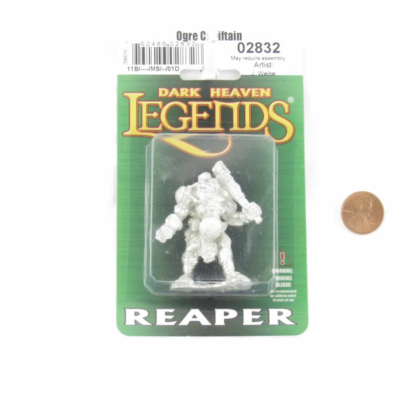 RPR02832 Ogre Cheiftain Miniature Figurine 25mm Heroic Scale Dark Heaven Legends (ONLINE ORDER ONLY)