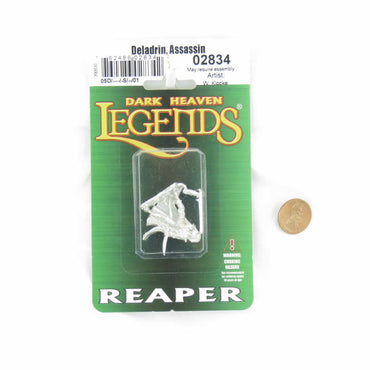 RPR02834 Deladrin Assassin Miniature Figurine 25mm Heroic Scale Dark Heaven Legends (ONLINE ORDER ONLY)