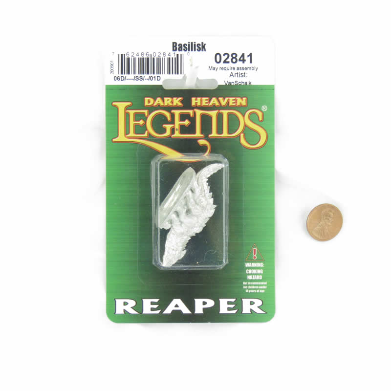 RPR02841 Basilisk Miniature Figurine 25mm Heroic Scale Dark Heaven Legends (ONLINE ORDER ONLY)