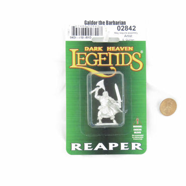 RPR02842 Galdor the Barbarian Miniature Figurine 25mm Heroic Scale Dark Heaven Legends (ONLINE ORDER ONLY)