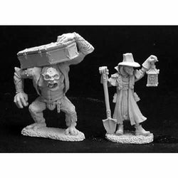 RPR02845 Townsfolk VI Gravedigger and Henchman Miniature 25mm (ONLINE ORDER ONLY)