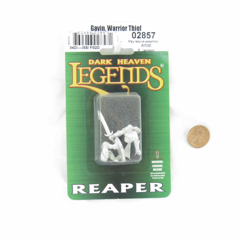 RPR02857 Gavin Warrior Thief Miniature Figurine 25mm Heroic Scale Dark Heaven Legends (ONLINE ORDER ONLY)