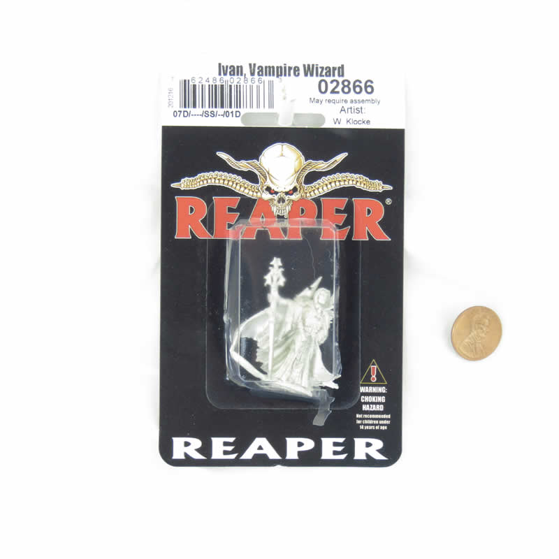 RPR02866 Vampire Wizard Ivan Miniature Figurine 25mm Heroic Scale Dark Heaven Legends (ONLINE ORDER ONLY)