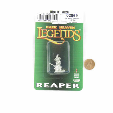 RPR02869 Elise the Witch Miniature Figurine 25mm Heroic Scale Dark Heaven Legends (ONLINE ORDER ONLY)