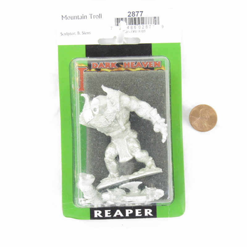 RPR02877 Mountain Troll Miniature Figurine 25mm Heroic Scale Dark Heaven Legends (ONLINE ORDER ONLY)