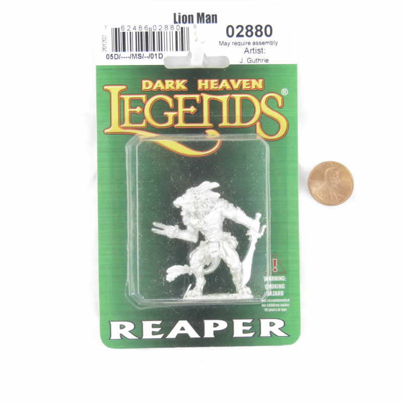 RPR02880 Lion Man Miniature Figurine 25mm Heroic Scale Dark Heaven Legends (ONLINE ORDER ONLY)