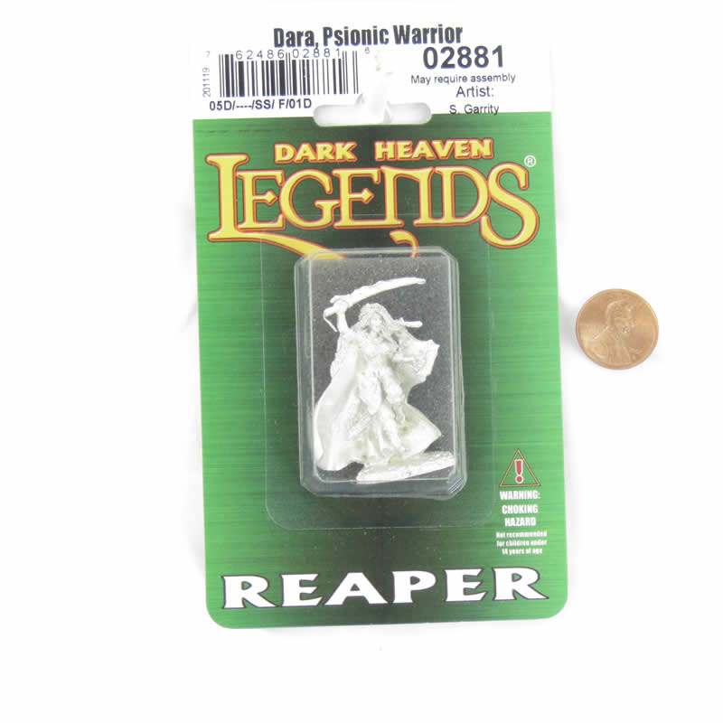 RPR02881 Dara Psionic Warrior Miniature Figurine 25mm Heroic Scale Dark Heaven Legends (ONLINE ORDER ONLY)