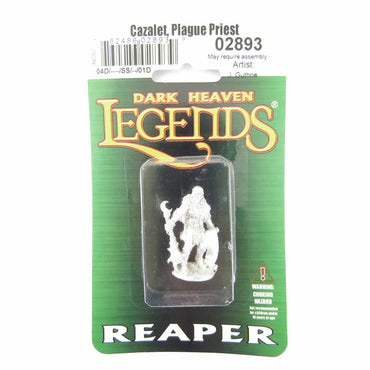 RPR02893 Cazalet Plague Priest Miniature 25mm Heroic Scale Dark Heaven Legends (ONLINE ORDER ONLY)