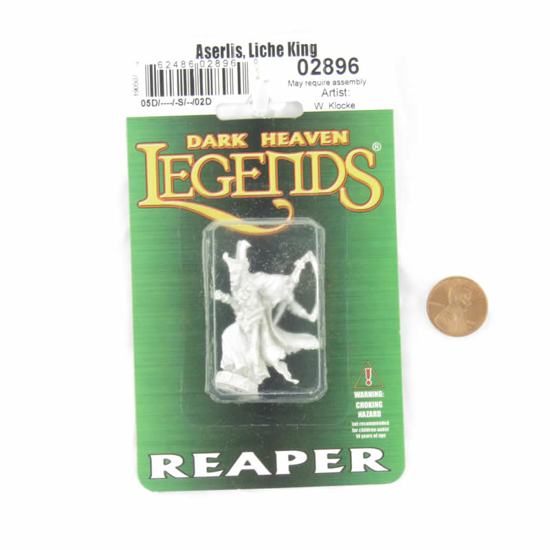 RPR02896 Aserlis Liche King Miniature 25mm Heroic Scale Dark Heaven Legends (ONLINE ORDER ONLY)