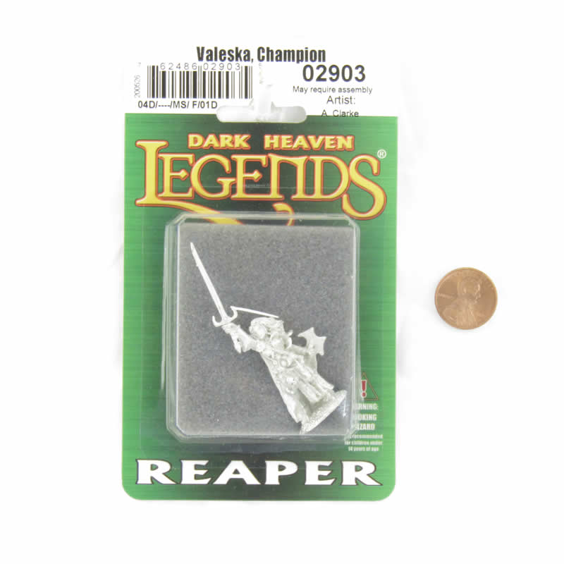 RPR02903 Valeska Female Anti-paladin Miniature Figure 25mm Heroic Scale (ONLINE ORDER ONLY)