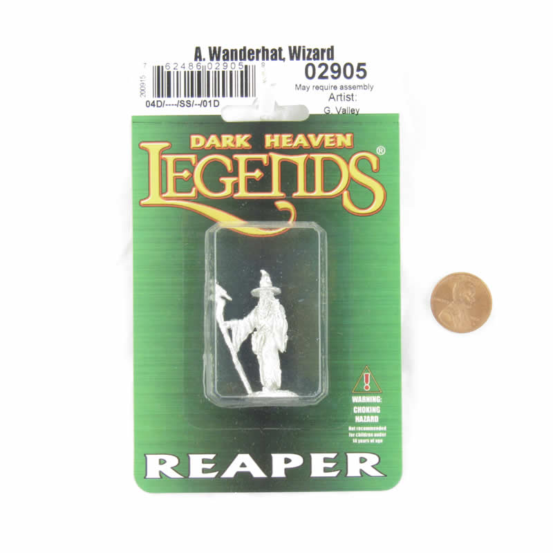 RPR02905 Arthur Wanderhat Wizard Miniature Figure 25mm Heroic Scale (ONLINE ORDER ONLY)