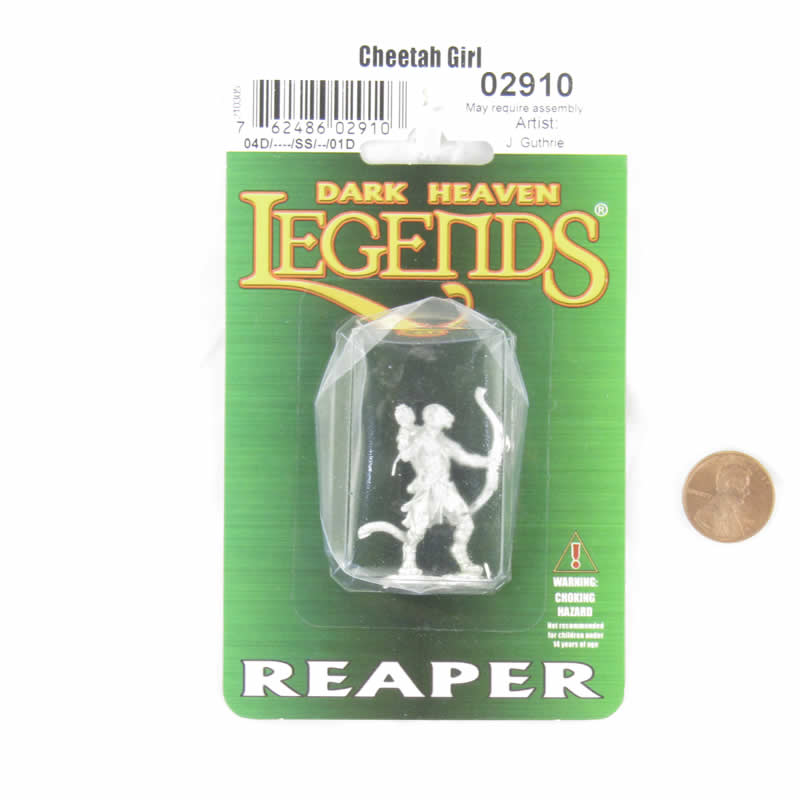 RPR02910 Cheetah Girl Miniature Figure 25mm Heroic Scale Dark Heaven Legends (ONLINE ORDER ONLY)