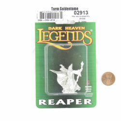 RPR02913 Torm Goldentome Miniature Figure 25mm Heroic Scale Dark Heaven Legends Reaper Miniatures (ONLINE ORDER ONLY)