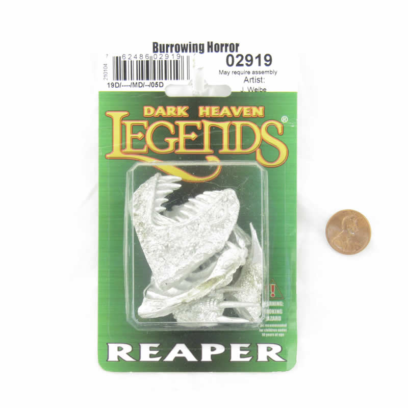 RPR02919 Burrowing Horror Miniature Figure 25mm Heroic Scale Dark Heaven Legends (ONLINE ORDER ONLY)