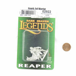 RPR02922 Henrik Evil Warrior Miniature Figure 25mm Heroic Scale Dark Heaven Legends (ONLINE ORDER ONLY)