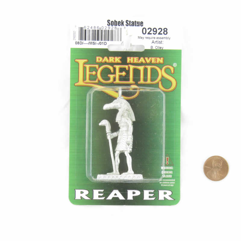 RPR02928 Sobek Statue Miniature Figure 25mm Heroic Scale Dark Heaven Legends (ONLINE ORDER ONLY)