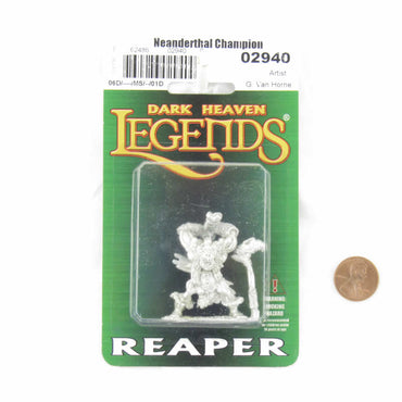 RPR02940 Neanderthal Champion Miniature Figure 25mm Heroic Scale Dark Heaven Legends (ONLINE ORDER ONLY)