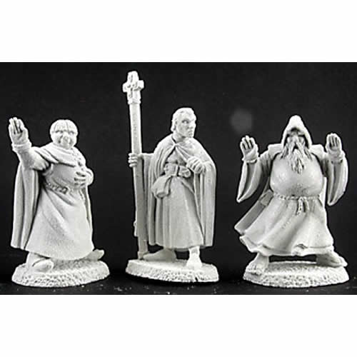 RPR02950 Townsfolk VII Clergy (3) Miniature 25mm Heroic Scale (ONLINE ORDER ONLY)