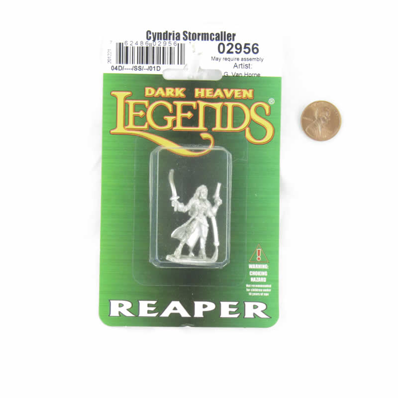 RPR02956 Cyndria Stormcaller Miniature Figure 25mm Heroic Scale Dark Heaven Legends (ONLINE ORDER ONLY)