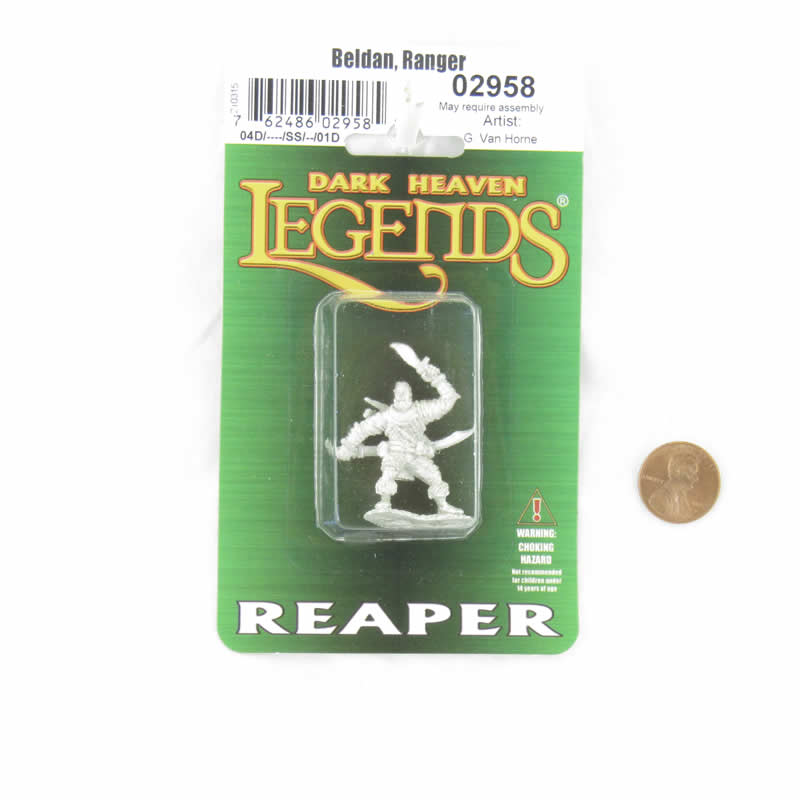 RPR02958 Beldan Ranger Miniature Figure 25mm Heroic Scale Dark Heaven Legends (ONLINE ORDER ONLY)