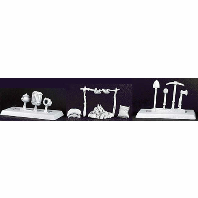 RPR02963 Adventuring Accessories II Miniature Figure 25mm Heroic Scale Dark Heaven Legends (ONLINE ORDER ONLY)