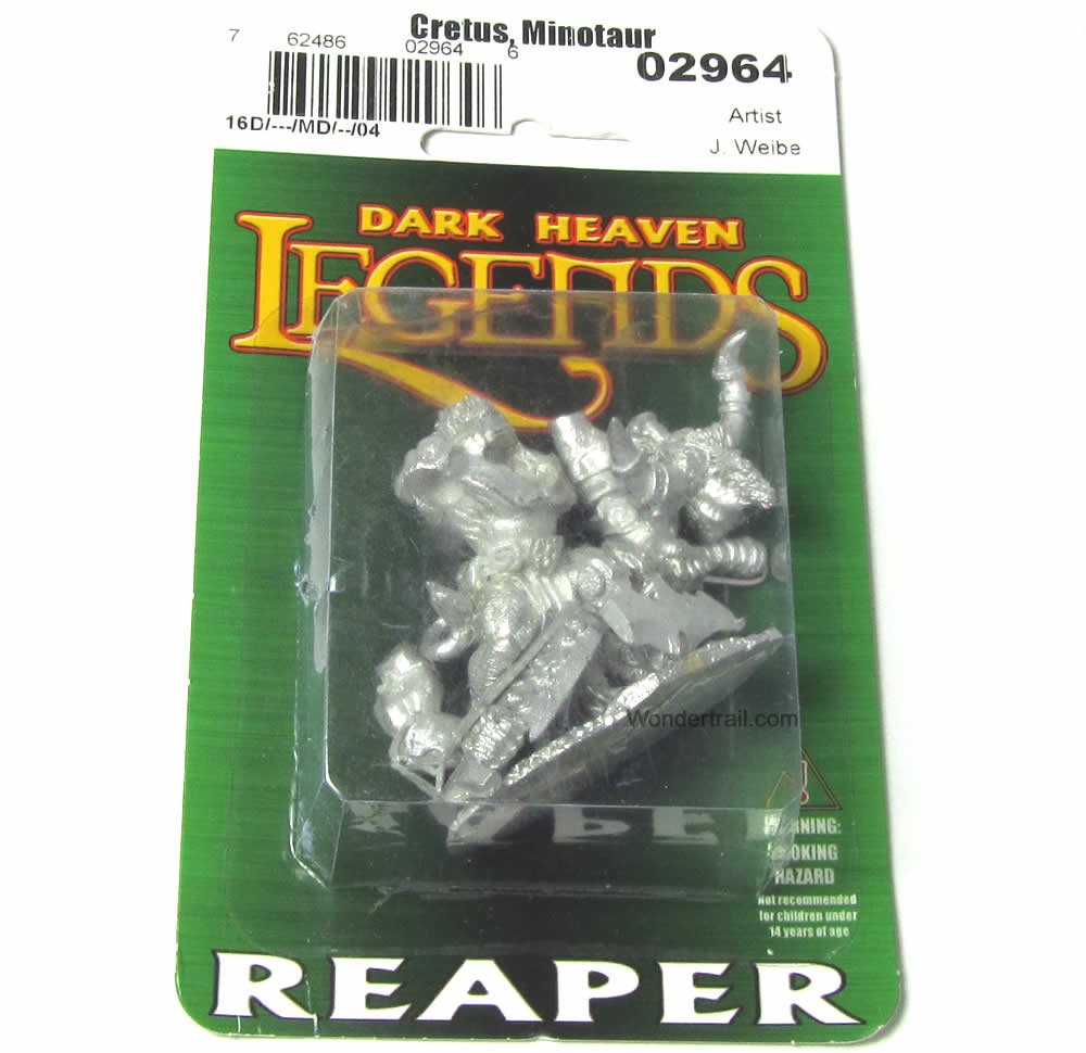 RPR02964 Cretus Minotaur Miniature 25mm Heroic Scale Dark Heaven Legends (ONLINE ORDER ONLY)