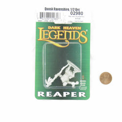 RPR02980 Quosk Ravensire Half-orc Druid Miniature Figure 25mm Heroic Scale Dark Heaven Legends (ONLINE ORDER ONLY)