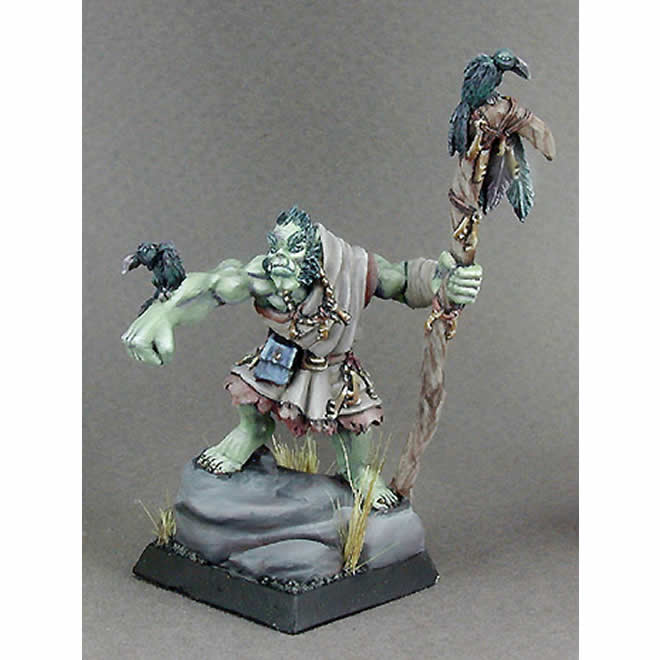 RPR02980 Quosk Ravensire Half-orc Druid Miniature Figure 25mm Heroic Scale Dark Heaven Legends (ONLINE ORDER ONLY)