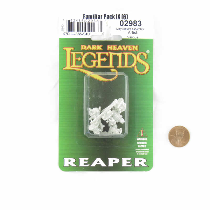 RPR02983 Familiar Pack IX Miniature Figure 25mm Heroic Scale Dark Heaven Legends (ONLINE ORDER ONLY)