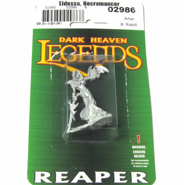 RPR02986 Eldessa Female Necromancer Miniature 25mm Heroic Scale (ONLINE ORDER ONLY)