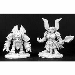 RPR02988 Duergar Cleric and Golem Miniature Figure 25mm Heroic Scale Dark Heaven Legends (ONLINE ORDER ONLY)