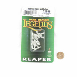 RPR02988 Duergar Cleric and Golem Miniature Figure 25mm Heroic Scale Dark Heaven Legends (ONLINE ORDER ONLY)