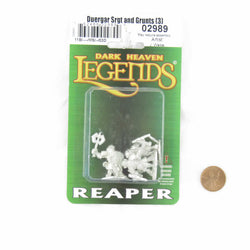 RPR02989 Duergar Sergeant And Grunts Miniature Figure 25mm Heroic Scale Dark Heaven Legends (ONLINE ORDER ONLY)