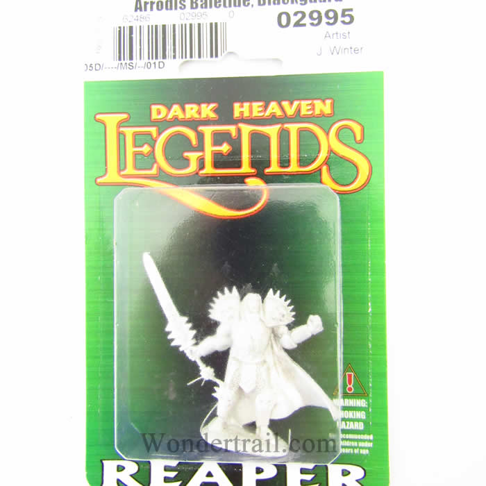 RPR02995 Arrodis Baletide Blackguard Miniature 25mm Heroic Scale (ONLINE ORDER ONLY)