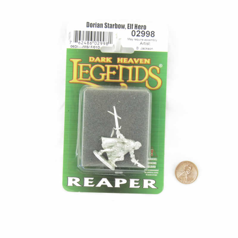 RPR02998 Dorian Starbow Elf Hero Miniature Figure 25mm Heroic Scale Dark Heaven Legends (ONLINE ORDER ONLY)