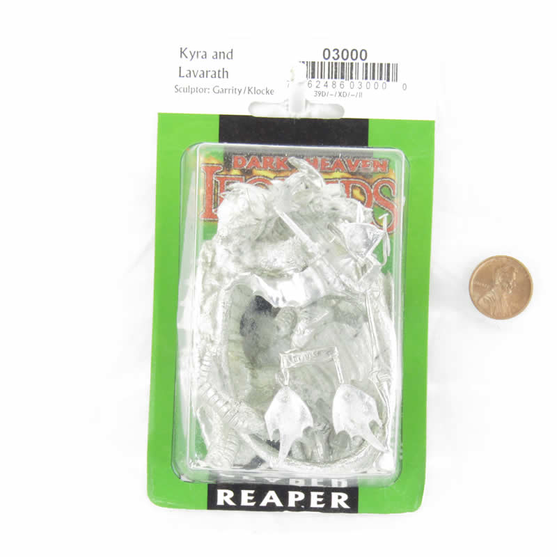 RPR03000 Kyra and Lavarath Miniature 25mm Heroic Scale Dark Heaven Legends (ONLINE ORDER ONLY)