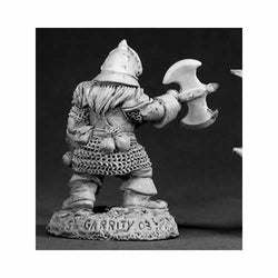 RPR03002 Gar Ironhorn Dwarf Warrior Miniature 25mm Heroic Scale (ONLINE ORDER ONLY)