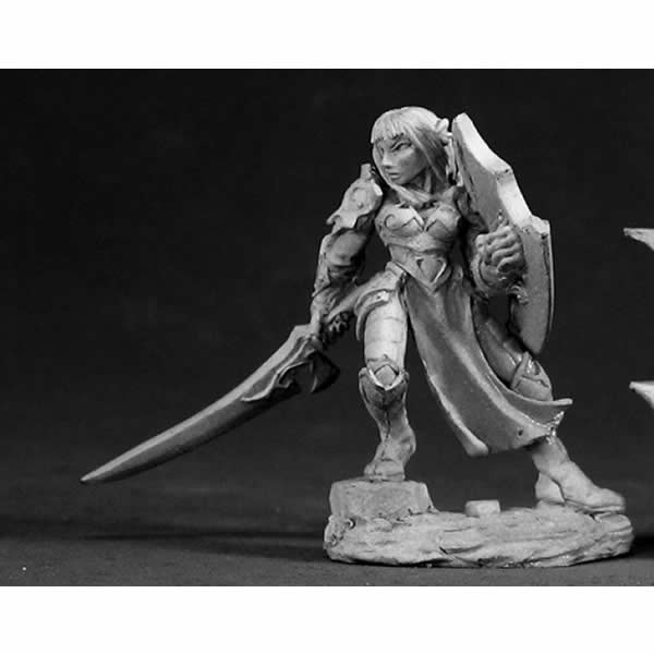 RPR03004 Dorva Female Dark Elf Miniature 25mm Heroic Scale (ONLINE ORDER ONLY)