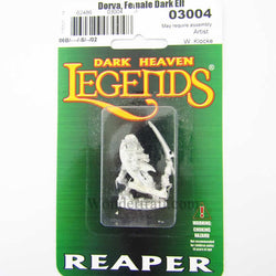 RPR03004 Dorva Female Dark Elf Miniature 25mm Heroic Scale (ONLINE ORDER ONLY)