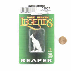 RPR03007 Egyption Cat Statue Miniature 25mm Heroic Scale Dark Heaven Legends (ONLINE ORDER ONLY)