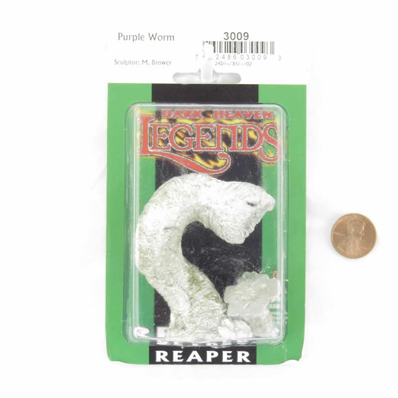 RPR03009 Purple Worm Miniature 25mm Heroic Scale Dark Heaven Legends (ONLINE ORDER ONLY)