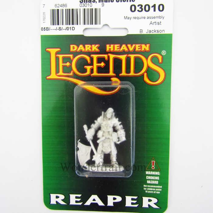 RPR03010 Silas Male Cleric Miniature 25mm Heroic Scale Dark Heaven (ONLINE ORDER ONLY)