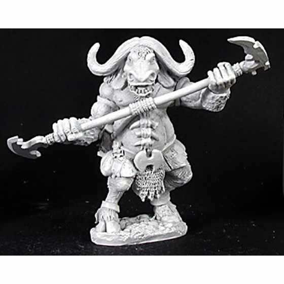 RPR03013 Yera Water Buffalo Minotaur Miniature Figure 25mm Heroic Scale Dark Heaven Legends Reaper Miniatures (ONLINE ORDER ONLY)
